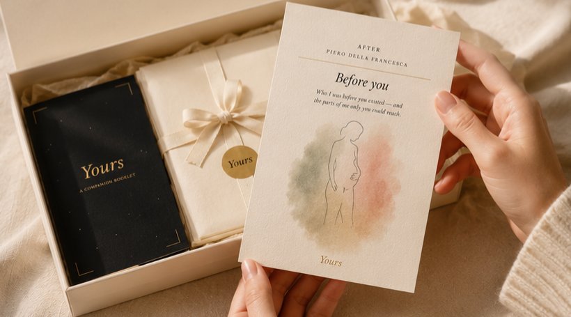 Hands holding the 'Before you' card